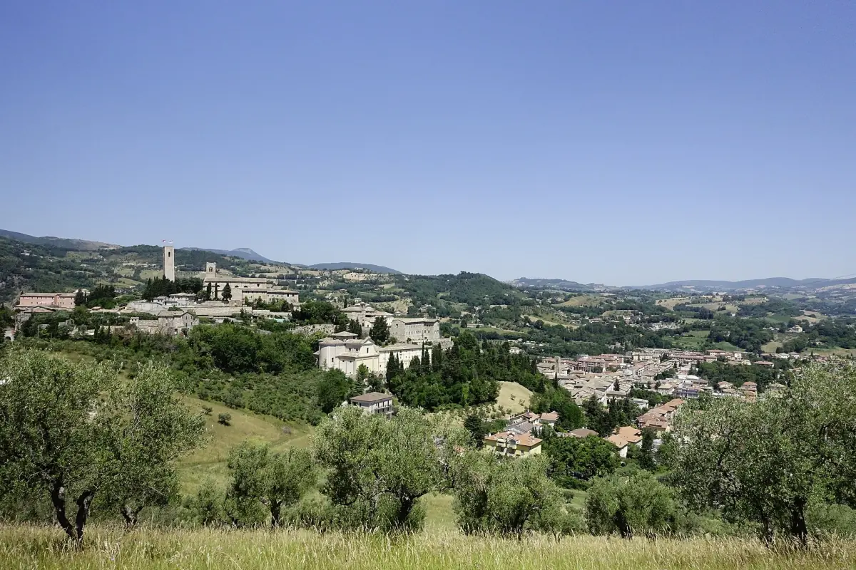 Panorama von San Severino Marche